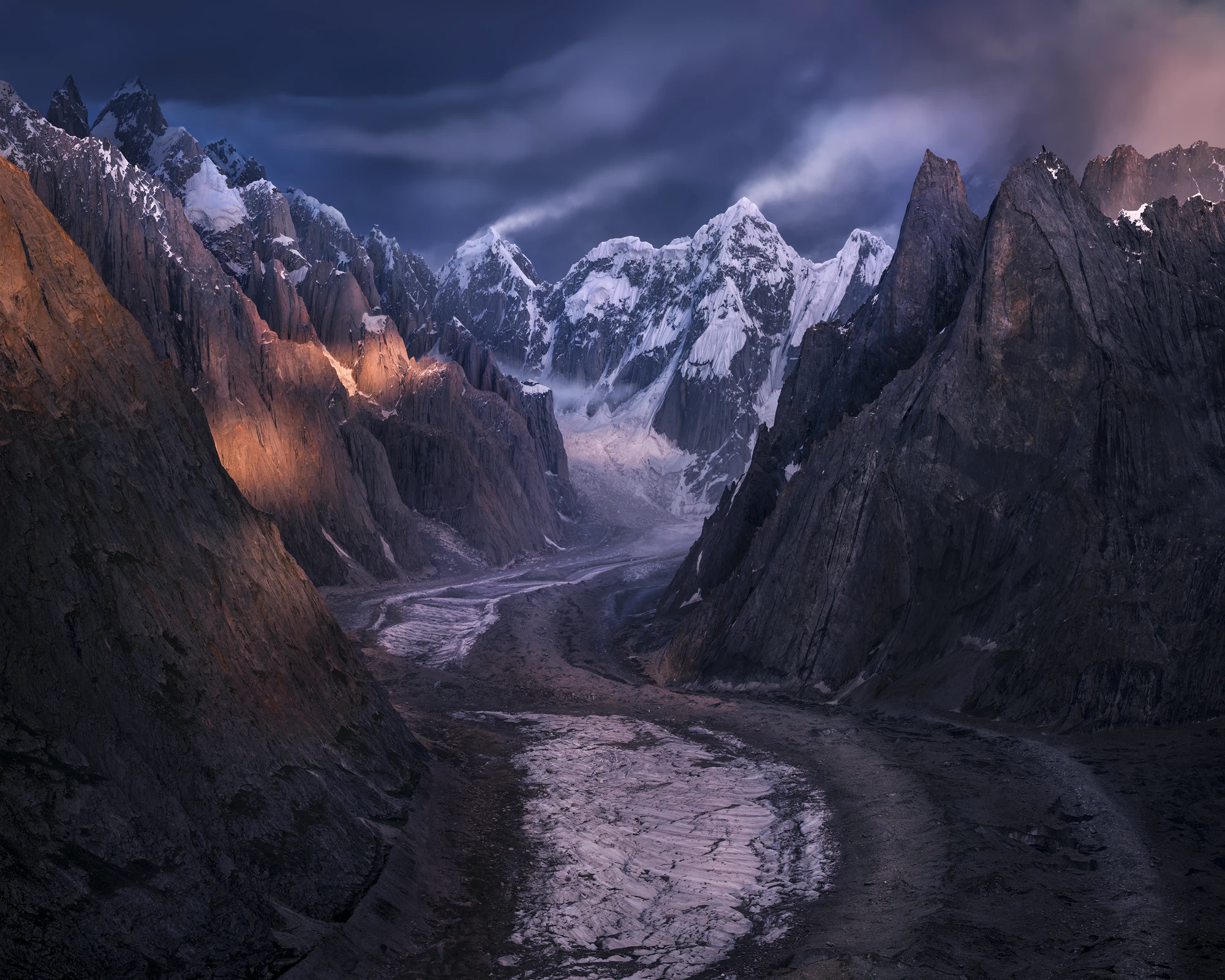 Charakusa Valley Glacier
