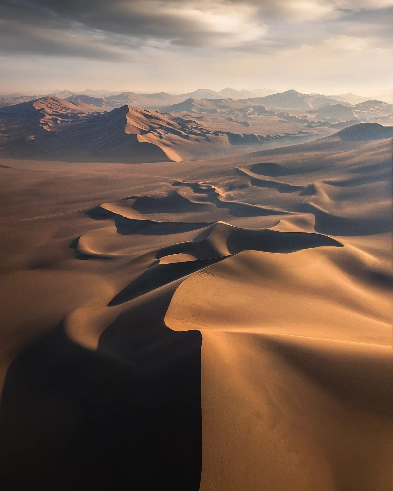 Iran Lut desert landscape of dunes